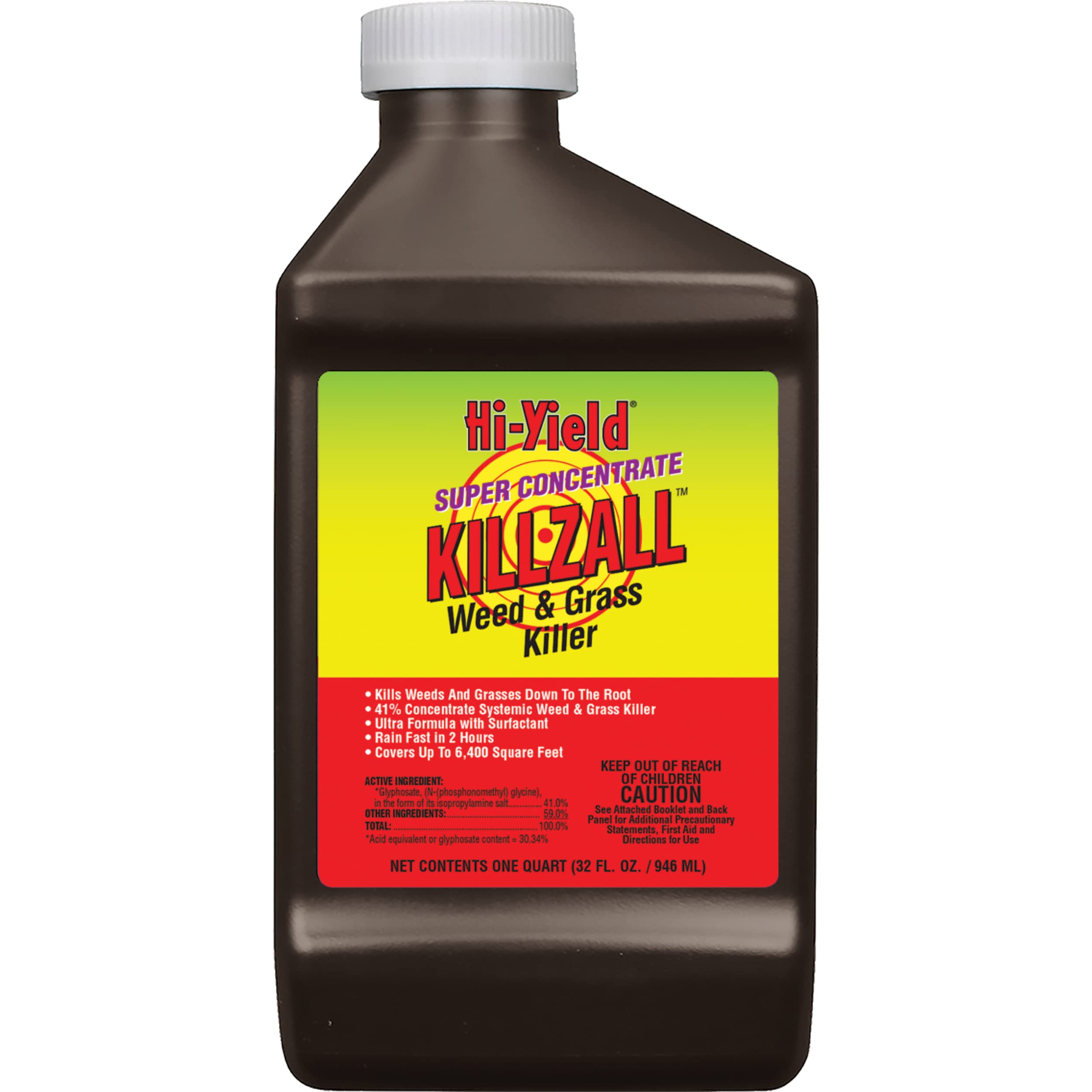 Hi-Yield (33692) Super Concentrate Killzall Weed & Grass Killer (32 oz) | Glypho