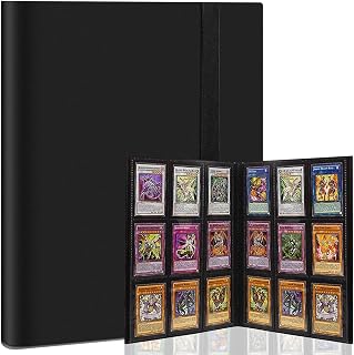 9-Pocket Trading Card Binder, 360 Pockets Collectible Trading Card Album, PU Trading Card Album Card Folder Card Binder Holder Album for MTG, TCG, Pokemon Yu-Gi-Oh, Basketball Sports Cards, Game Cards