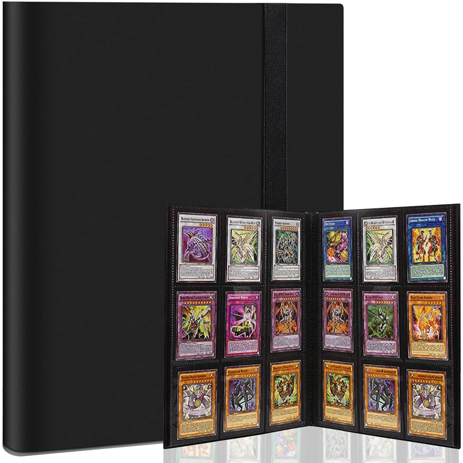9-Pocket Trading Card Binder, 360 Pockets Collectible Trading Card Album, PU Tra