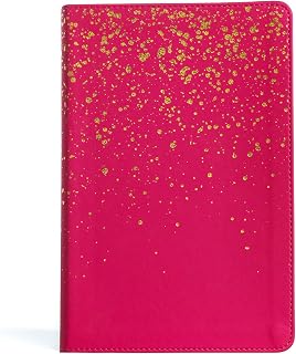 KJV Kids Bible, Pink LeatherTouch, Red Letter, Pure Cambridge Text, Presentation Page, Study Helps for Children, Full-Color Inserts and Maps, Easy-to-Read Bible MCM Type