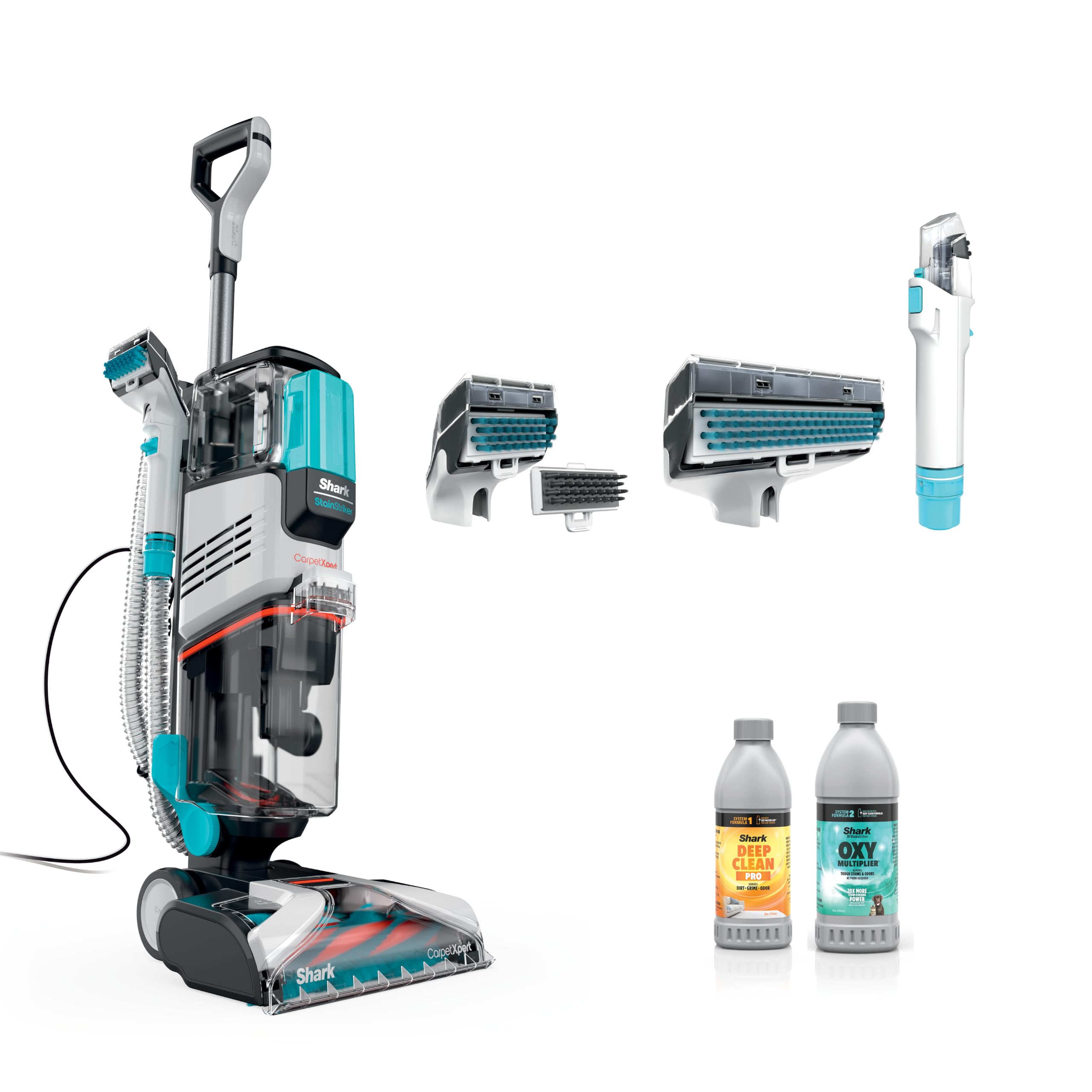 Shark CarpetXpert StainStriker Carpet & Upholstery Cleaner, 3 Tools, EX201 | For