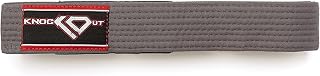 KO Sports Gear - Brazilian Jiu Jitsu Belt - Knockout Label Youth BJJ Gi for Kids with Ranking Stripes Martial Arts Belts
