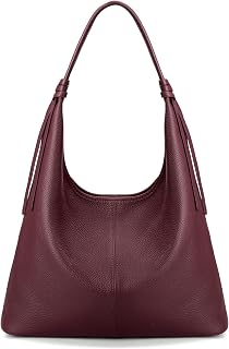 befen Hobo Bags Soft Genuine Leather for Women, Shoppers and Shoulder Bags in Full Grain Leather with Tassel Ribbon