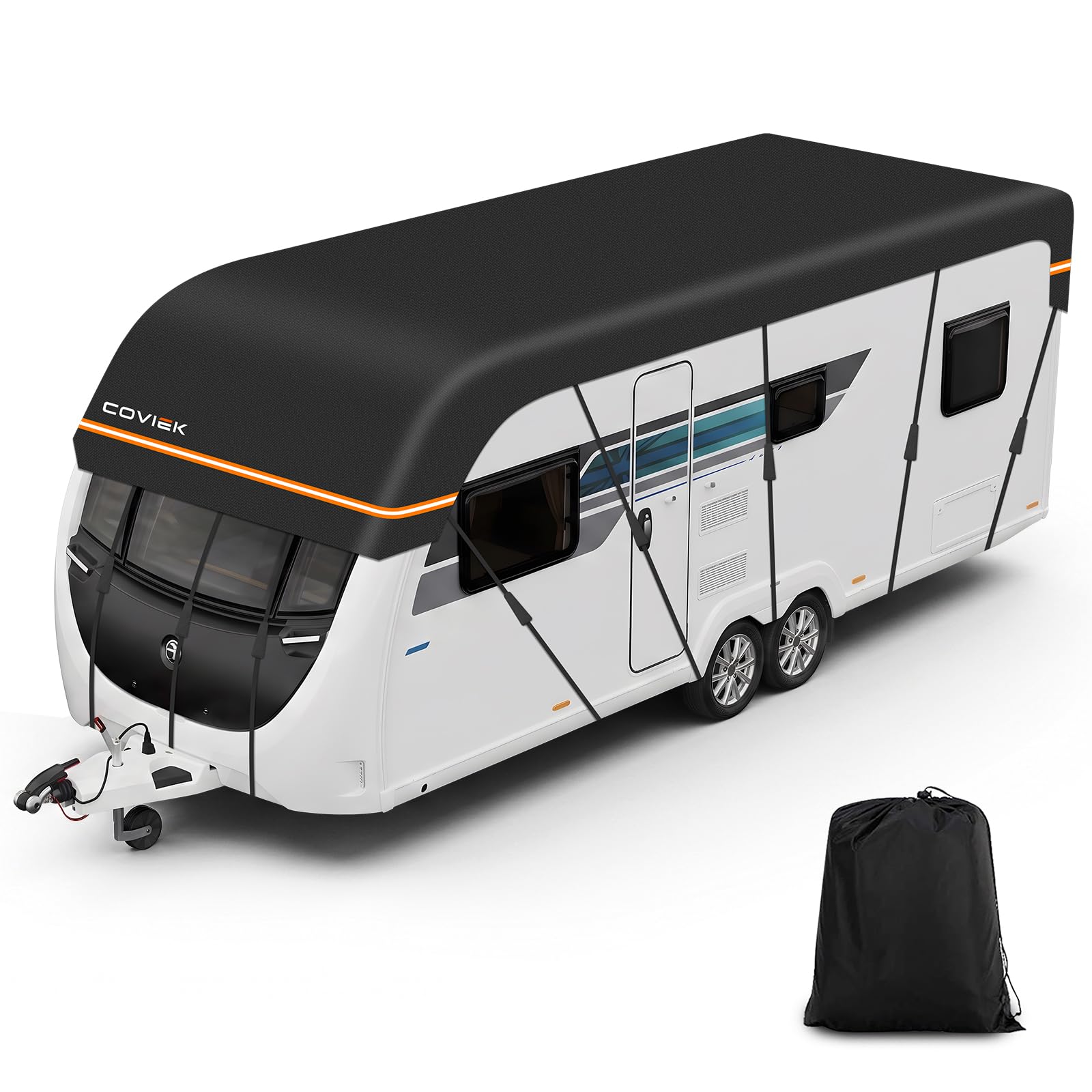 Coviek Caravan Cover Roof 420D Oxford Fabric PU-Coated Waterproof 5000mm | Carav