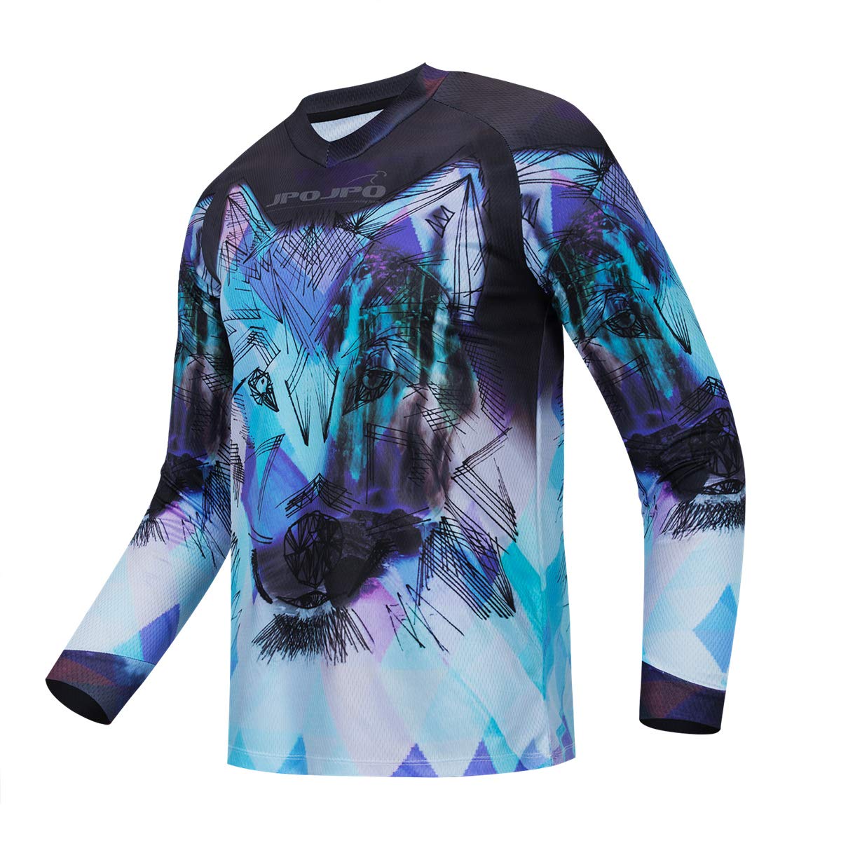 Men's Summer Racing Jerseys Motocross Sportswear MTB Long Sleeve Mountain Bike C
