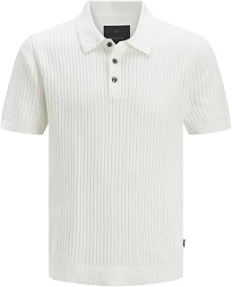 JACK & JONES Men's Jprblakian Knit Structure Polo SS