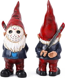 Garden Gnome Statue Decoration Garden Decor Horror Gnomes Boo Basket