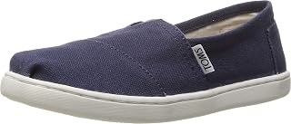 TOMS unisex child Espadrille Sneaker, Navy, 13.5 Big Kid US