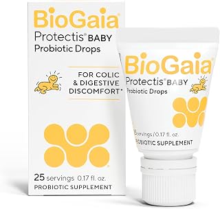 BioGaia Baby Probiotic Drops | Colic & Gas Relief | Safe for Newborns | Pediatrician-recommended | Ease Crying, Fussing, Colic, Gas, Spit-ups & Occasional Constipation | No Dairy or Soy | 5mL