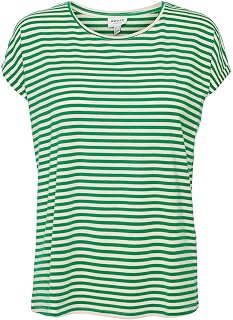 VERO Moda Women's Vmava Ss Top Stripe JRS Noos Vmava Ss Top Stripe JRS Noos (Pack of 1)