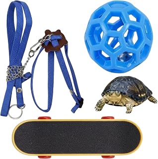 3 PCS Tortoise Accessories, Tortoise Wheel, Multi Functional Reptile Decor Set, Suitable for Reptile Keepers, Enclosure Layout Lovers and Household Pet Habitat Decoration Users