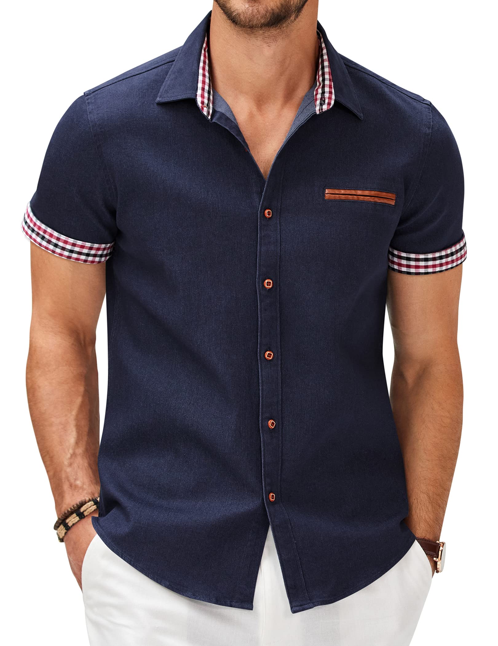 COOFANDY SHIRT メンズ US サイズ: Large