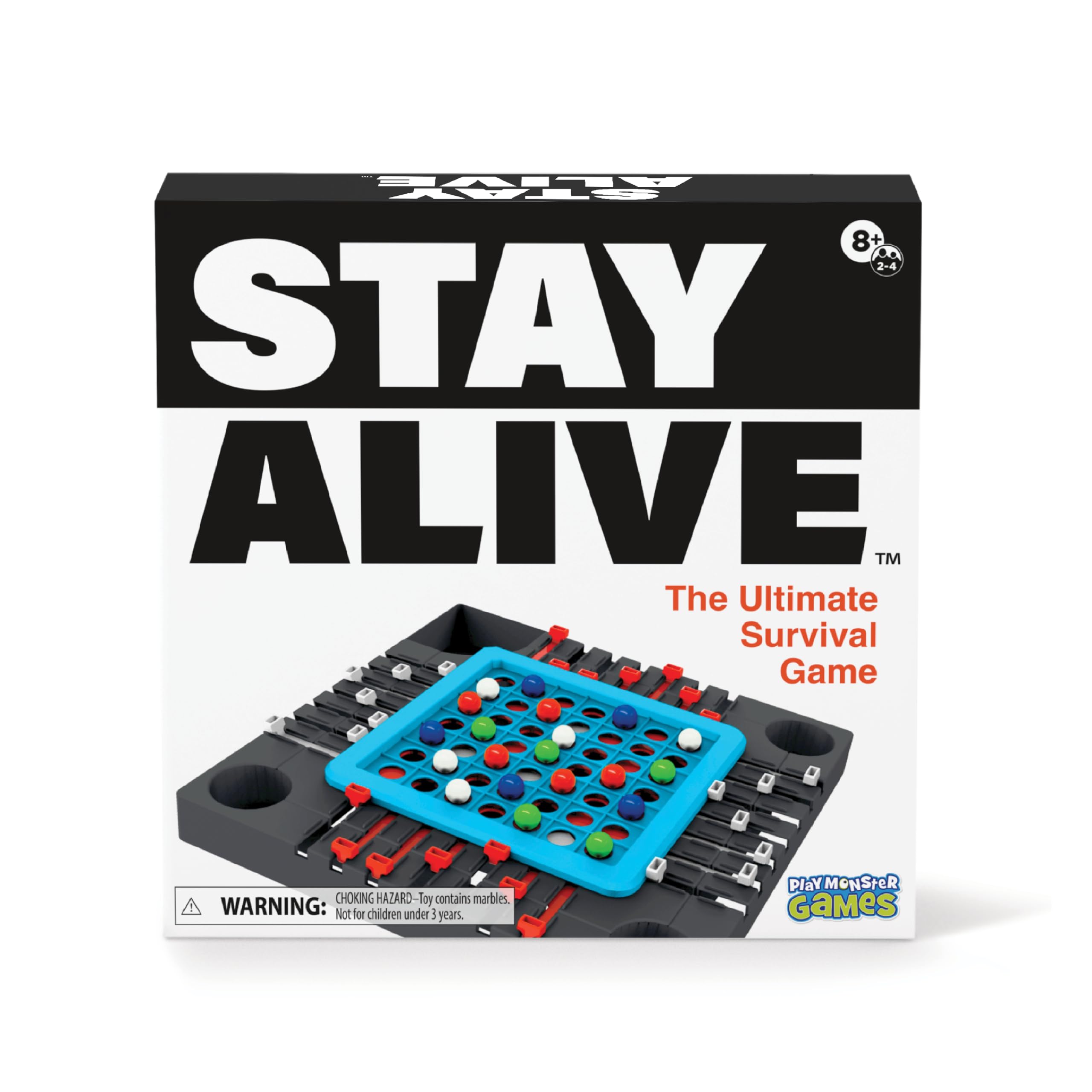 Stay Alive Board Game - Family Game Night, Strategic Game Play, Retro Board Game