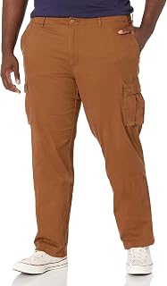 Amazon Essentials Mens Straight Fit Stretch Cargo Trousers (Available in Big & Tall)