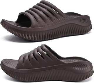 KuaiLu Women's Recovery Sandals with Comfortable Orthopaedic Plantar Fasciitis Support Open Arch Support Lightweight Sports Slippers Reduces Stress on Feet Joints and Back