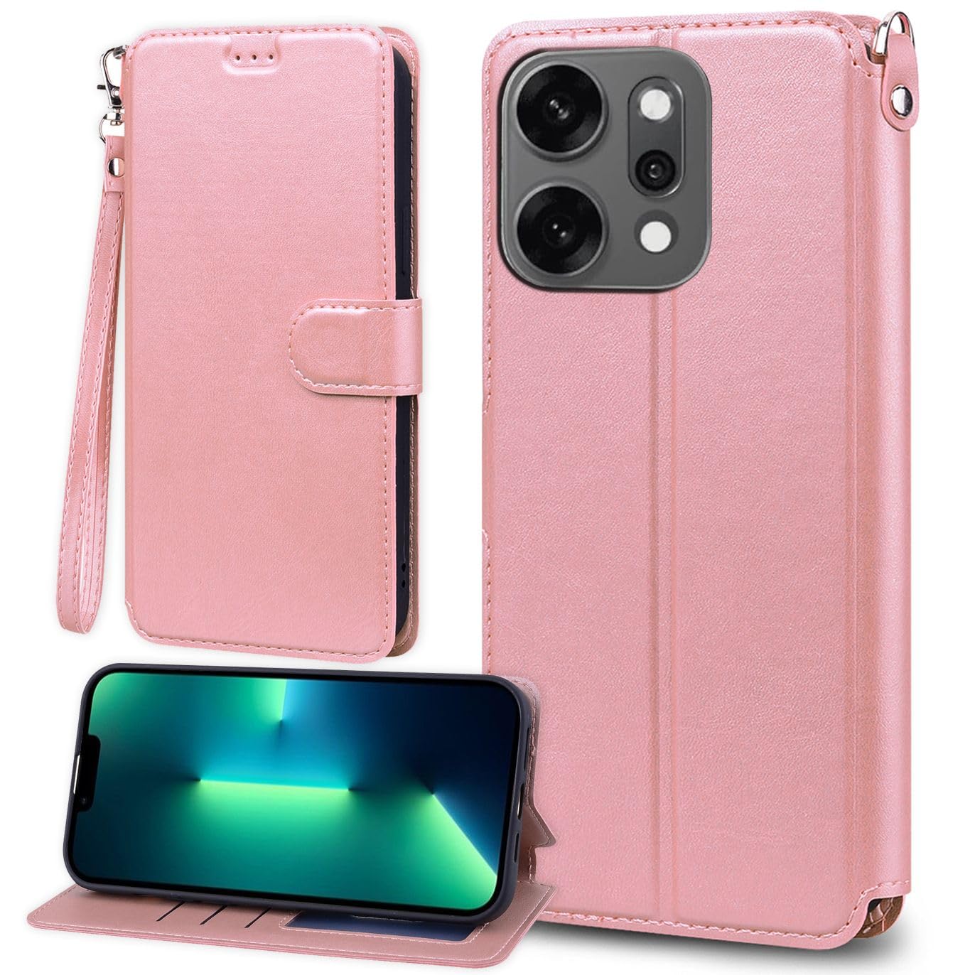 OPPO Reno14 5G Case Flip Type Reno 14 5g Strap Case Reno145g SIM Free OPPO Reno 