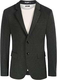 PJ PAUL JONES Men's Casual Knit Sport Coat Lightweight Blazer Jacket