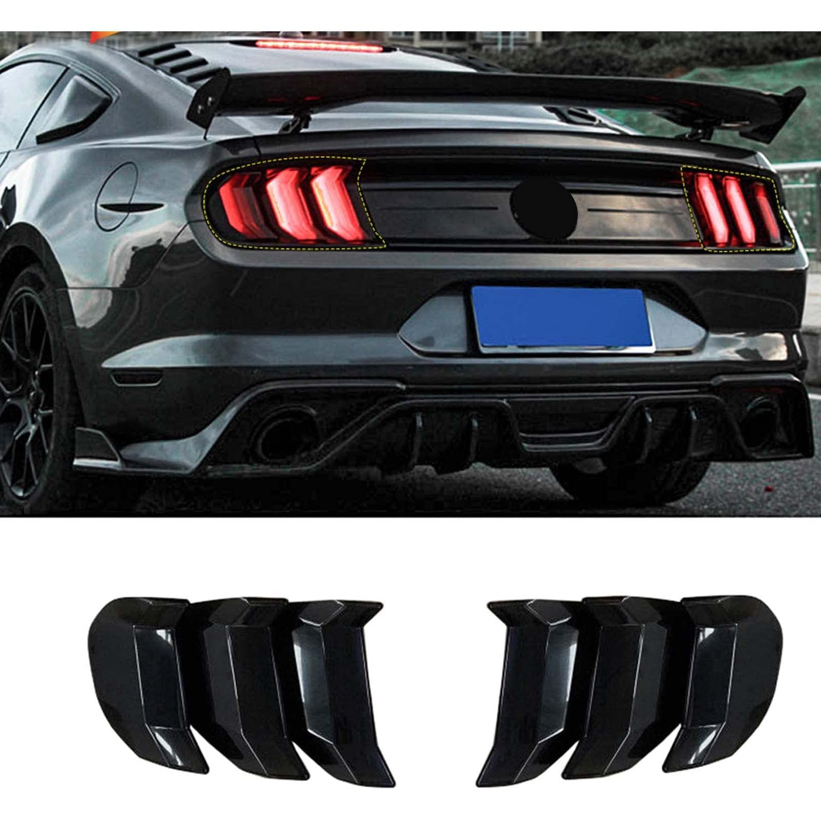 RT-TCZ Tail Light Lamp Cover Guard Trim Frame Bezels Decoration Accessories for 