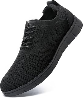 LEZTA Men's Shoes Elegant Sneakers Oxfords Breathable Mesh Sports Business Shoes Tennis Shoes Comfortable Walking Shoes
