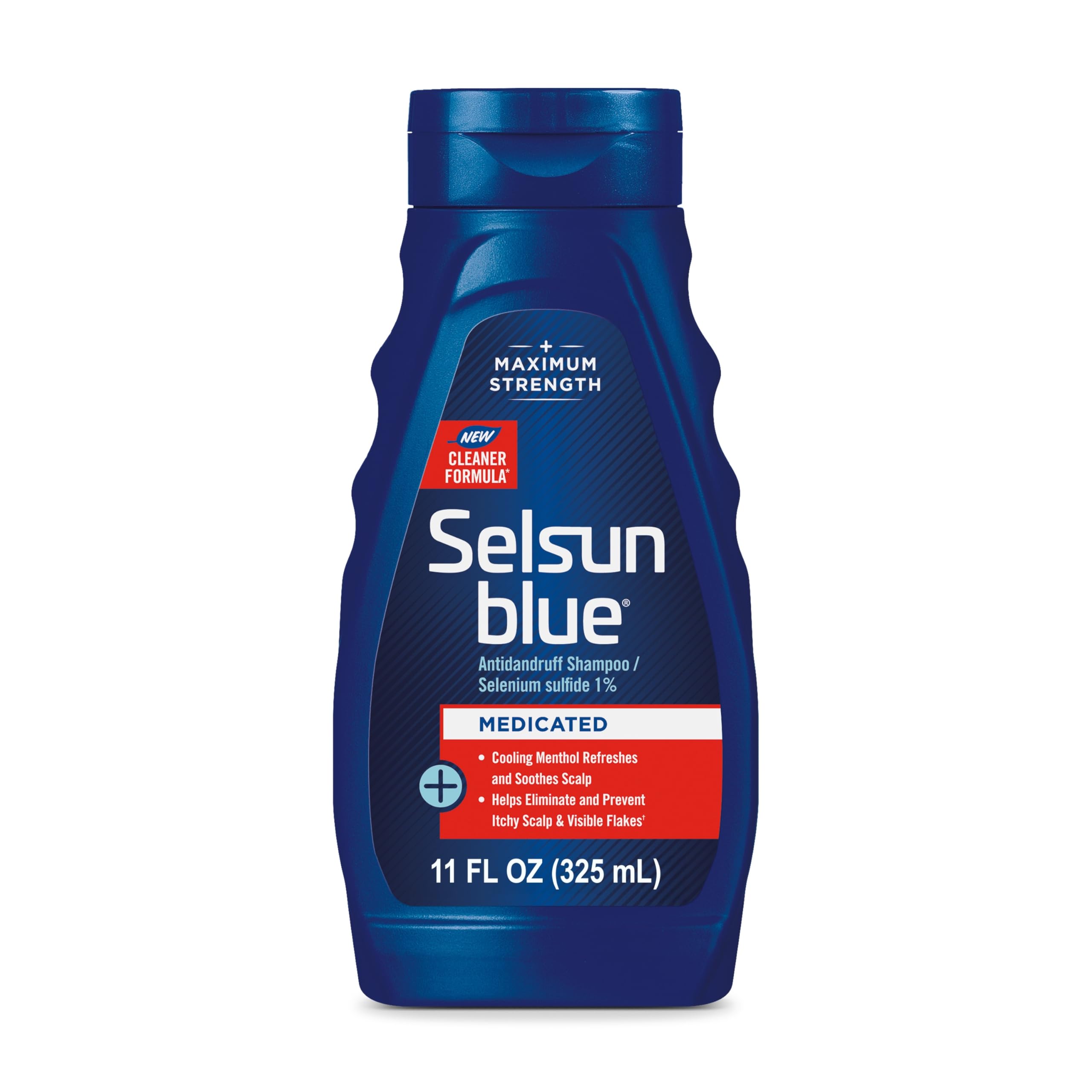 Selsun Blue Medicated Antidandruff Shampoo, 11 fl. oz. | Maximum strength scalp 