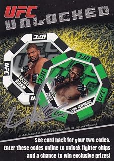 Quinton Rampage Jackson Signed 2011 Topps UFC Moment of Truth Unlocked Card 135 - Autographed UFC Cards