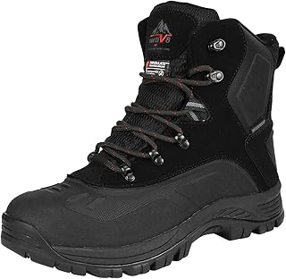 NORTIV 8 Men's Waterproof Hiking Winter Snow Boots