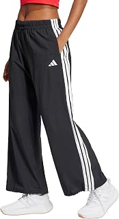 adidas Women's Lifestyle Essentials 3-Stripes Canvas Parachute Pants