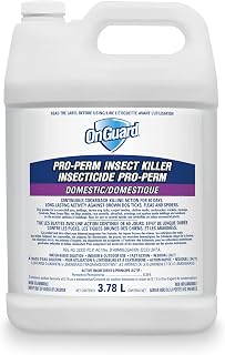 OnGuard Pro-Perm Insect Killer 3.78L | Bed Bug Spray | Fast Action, Residual (24/7), Non-Flammable, Water-Based Solution | 0.35% Permethrin | Ants, Bedbugs, Spiders, Cockroaches, Ticks, Fleas