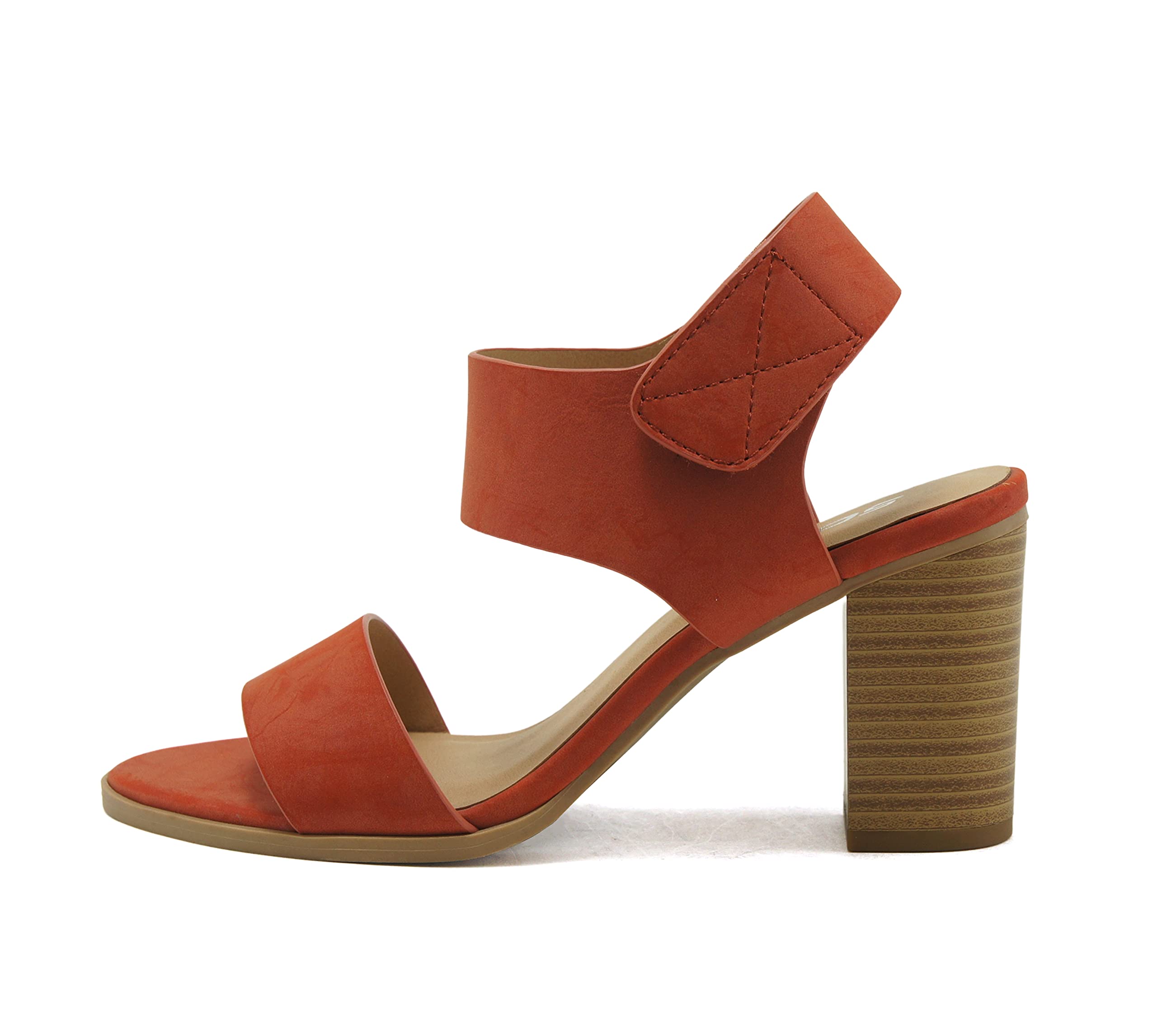 Soda Wait-A ~ Women's Round Toe Ankle Strap Open Toe High Heel Sandals