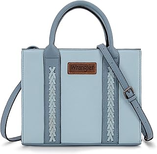 Wrangler Tote Bags for Women Top-handle Handbags and Purse for Women with Adjustable Strap