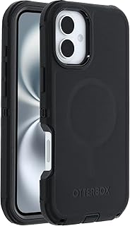 OtterBox Defender Series MagSafe Cover for iPhone 16 Plus, Black