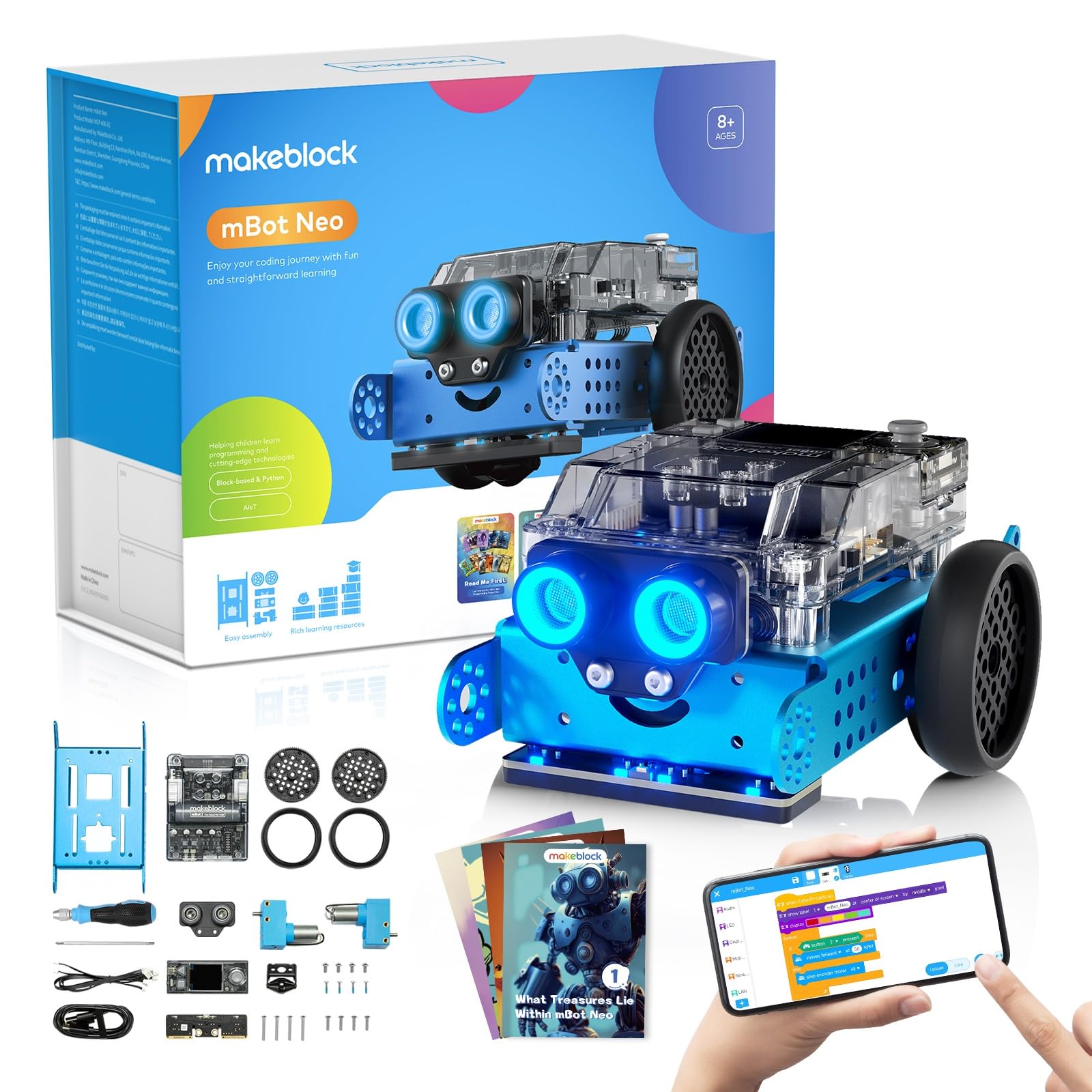 Makeblock mBot2 Coding Robot for Kids, Code Learning Support Scratch & Python Pr