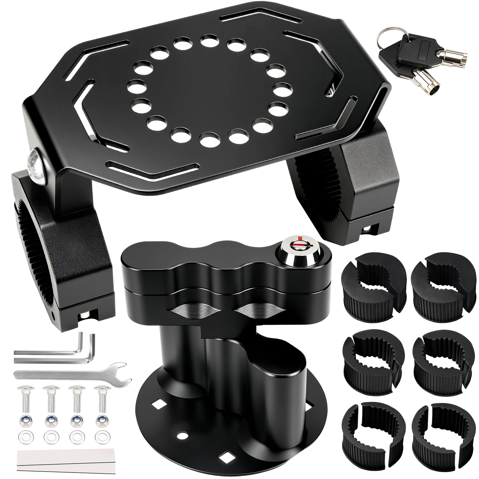 Upgraded RX-LOX-PM Locking Gas Can Pack Mount for Rotopax with Keys UTV ATV | 2-