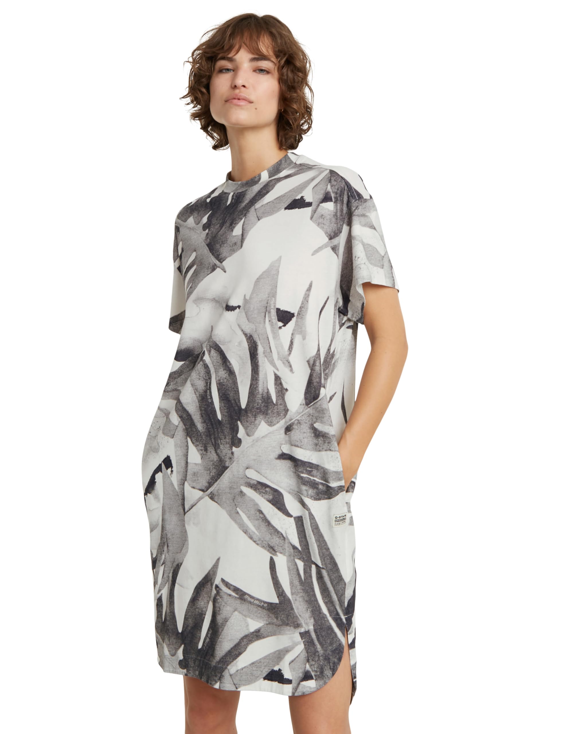G-Star Printed Loose T-Shirt Dress Abito Casual Donna (Pacco da 1)