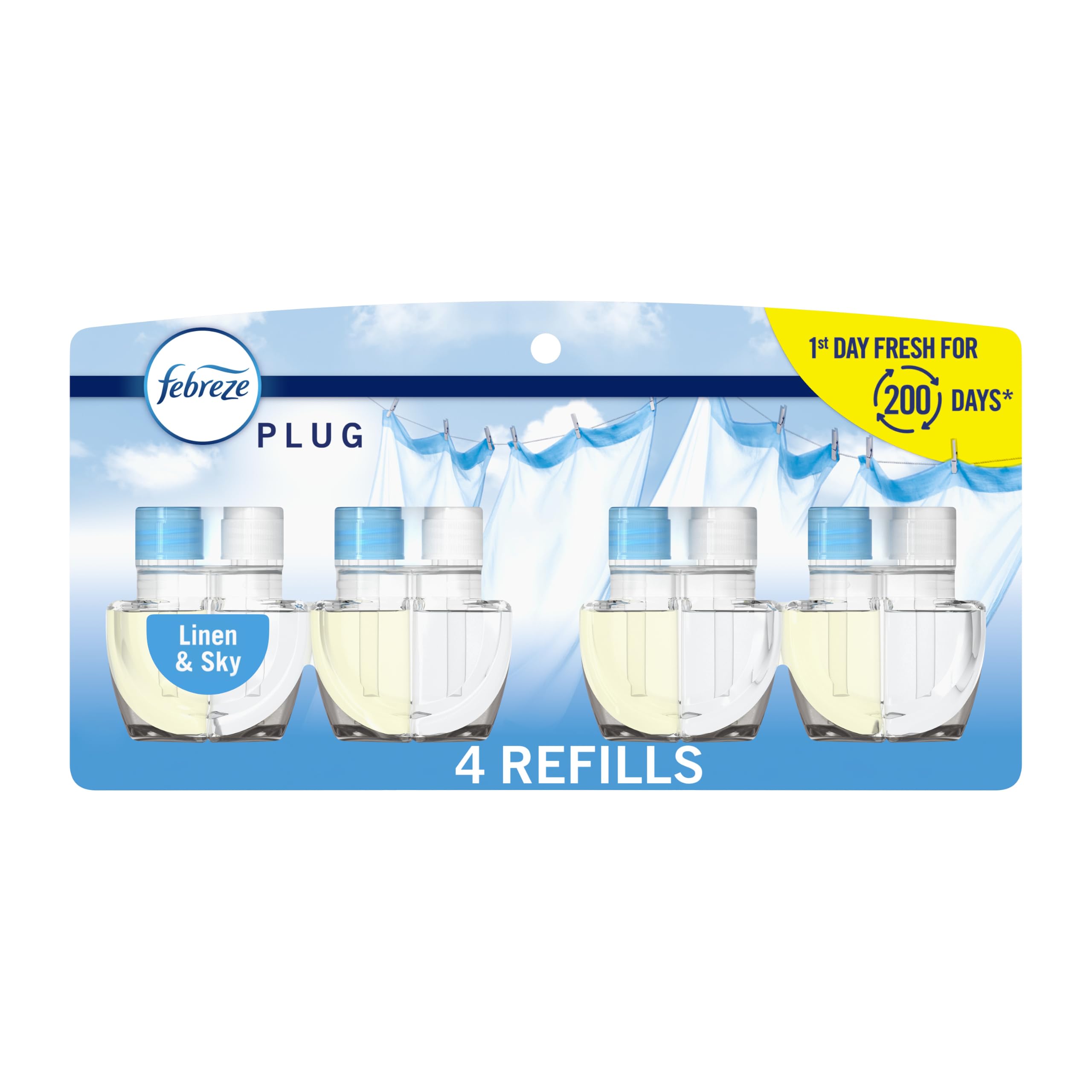 Febreze Plug in Air Freshener, Odor-Fighting Scented Oil Refill, Air Fresheners 