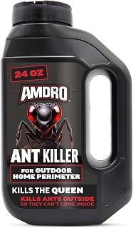 Amdro Ant Killer for Outdoor Home Perimeter, 24 Oz | Controls 25 Species, Outdoor Ant Bait, Works up to 3 Months, for Lawns, Landscaped Areas, Ornamental Gardens