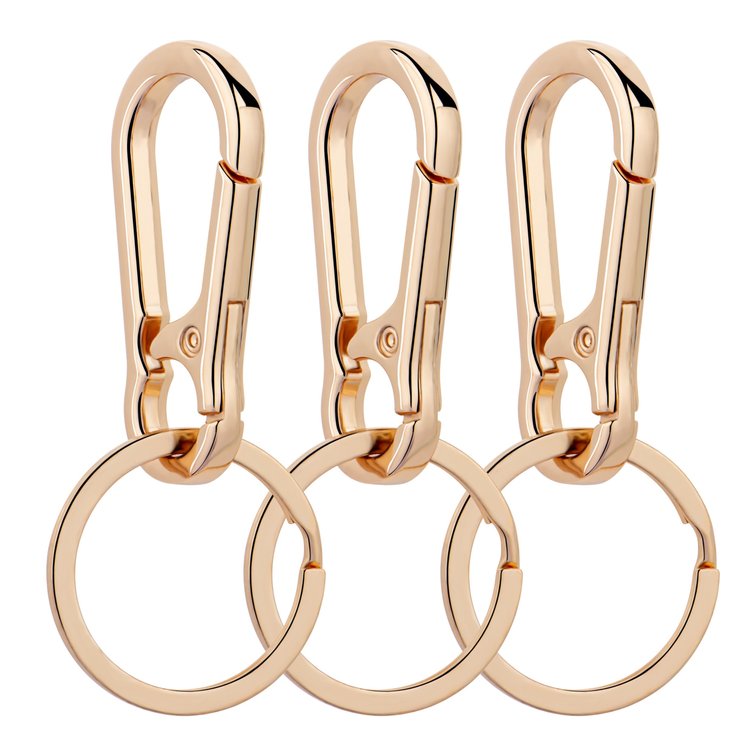 Wikavanli Metal Key Ring Clip Key Ring Organizer for Home Car for Women Men