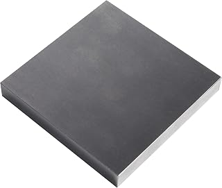 HimaPro Hardened Steel Bench Block, Flat Anvil, 4" x 4" x 1/2" | For Jewelry Making, Metal Stamping and Metalworking, Smooth Polished Faces