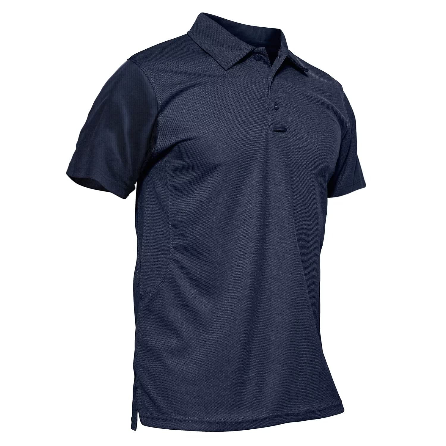 MAGCOMSEN Men's Polo Shirt Quick Dry Performance Short Sleeve Tactical Shirts Pi