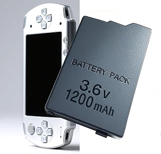 EXMUMCMR PSP-S110 Battery,Compatible with Sony SP-S110 Battery for PSP 2000/3000 PSPS110 Console PSPS110 Series 1200mAh 3.6V