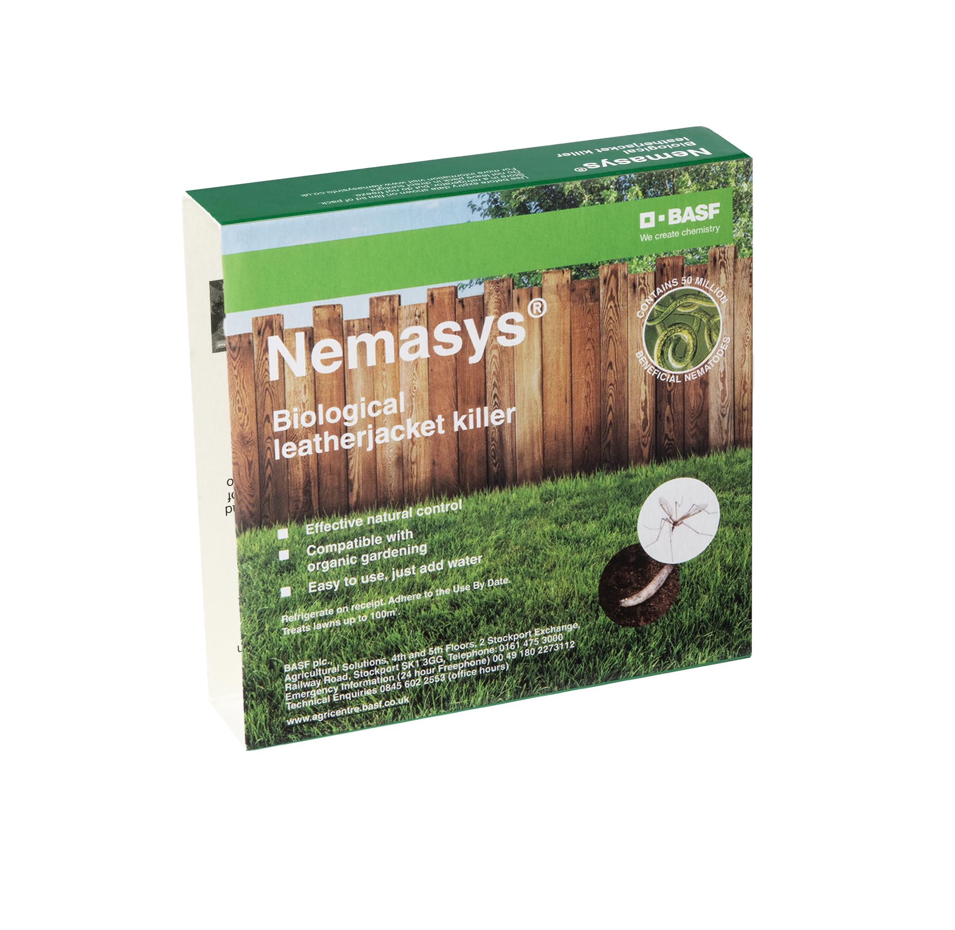 Nemasys Leatherjacket Killer Nematode Powder 100 sqm Coverage | Steinernema Felt