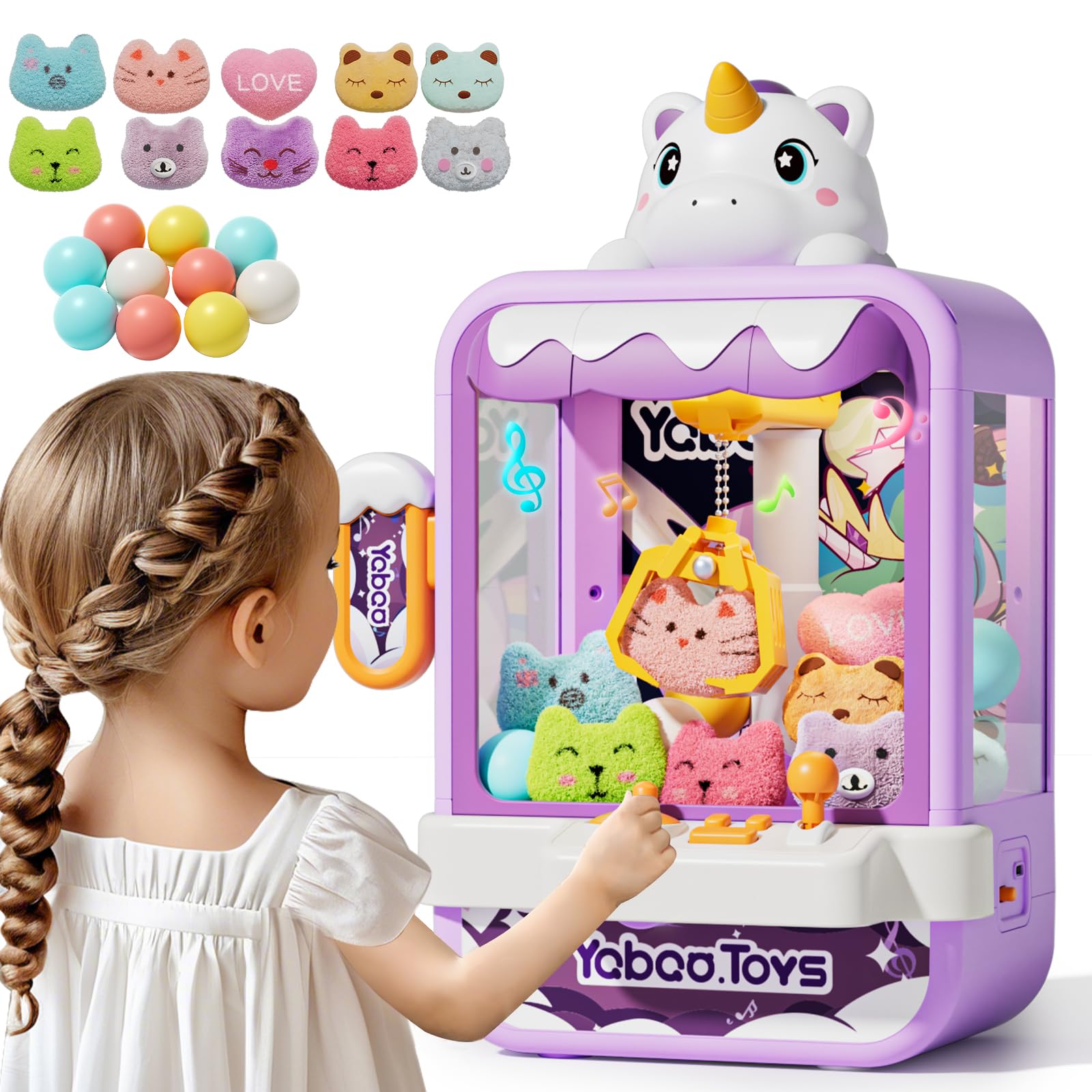 Claw Machine for Kids Girl, Vending Machines Toys for Girls 3 4 5 6 7 8 | Unicor