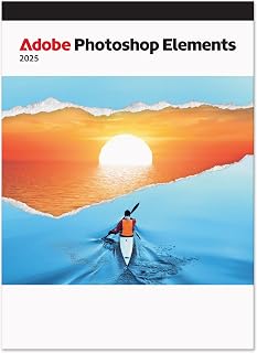 Adobe Photoshop Elements 2025 | Photo Editing | 3-Year Term License | PC/MAC | Box with Download Code | Activation Required