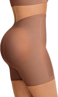 FeelinGirl Short gainant dos bas avec contrôle du ventre et culotte de levage des fesses