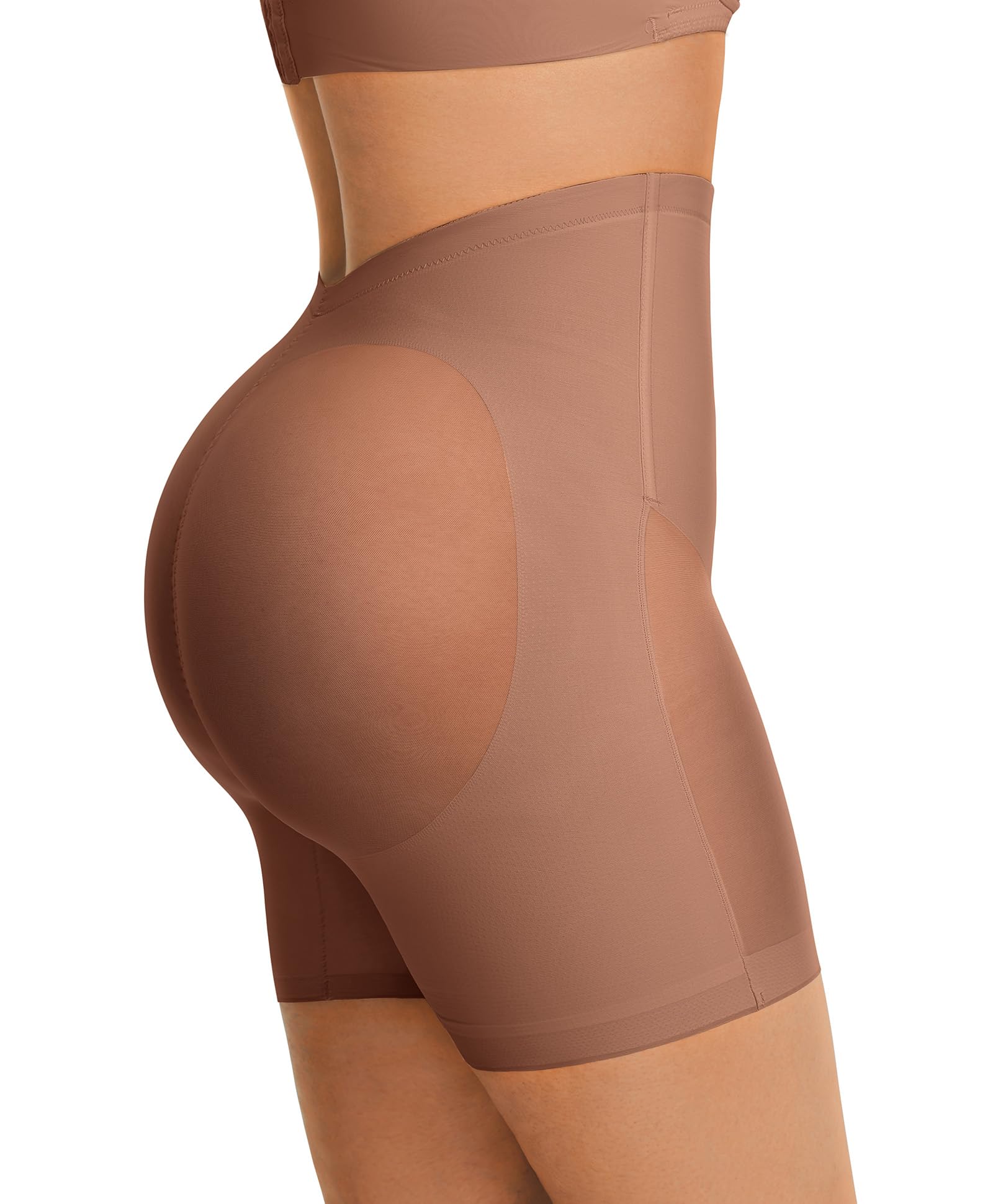 FeelinGirl Short gainant dos bas avec contrôle du ventre et culotte de levage de