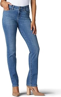 Lee Womens Flex Motion Regular Fit Straight Leg Jean
