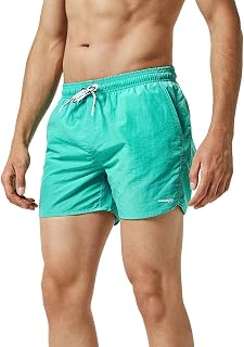 maamgic Men's Slim Fit 7 Inch Quick Dry Swimming Trunks with Mesh Lining