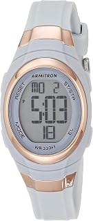Armitron Sport Women's Digital Chronograph Resin Strap Watch, 45/7034