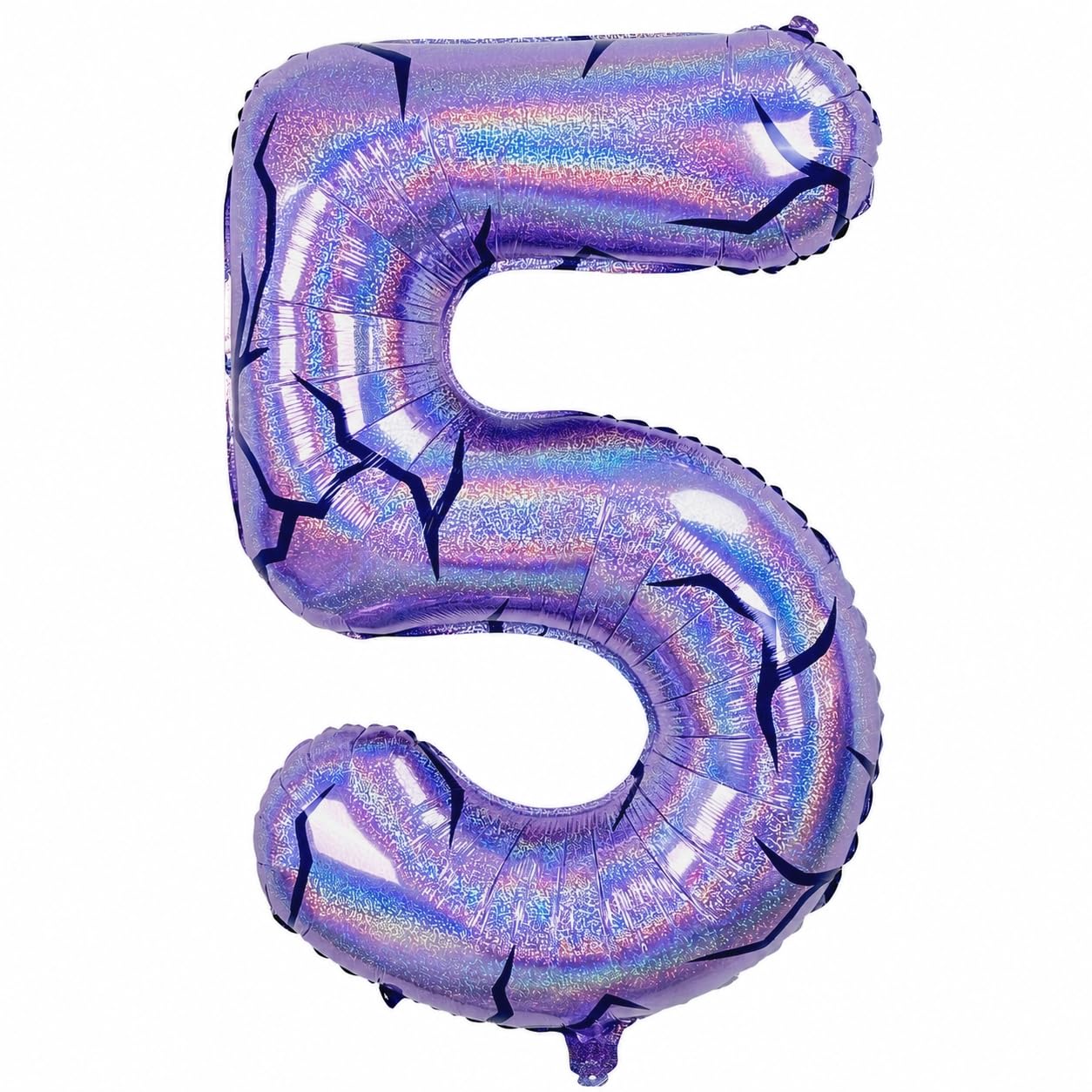 40'' Purple K-pop Number 5 Balloon for Girl 5th Birthday Party Decoration | Past