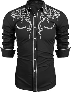 COOFANDY SHIRT メンズ US サイズ: S カラー: ブラック